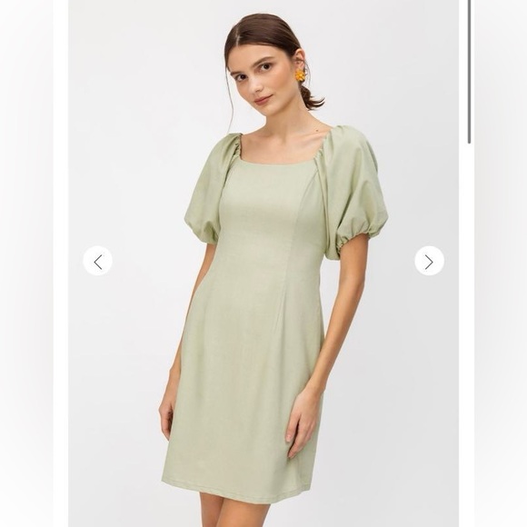 Love & Bravery Georgia Puff Sleeve Mini Sheath Dress - Picture 4 of 4